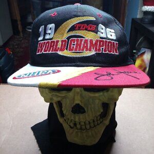 Deadstock Vintage John Force World Champion 1996 Snap Back Hat